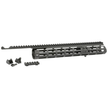 Midwest Industries MIMAR1895XRS Extended Sight System  13.63 MLOK Black Hardcoat Anodized for Marlin 1895 Variants Includes Iron Sights UPC: 812102033912
