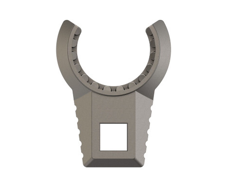 Real Avid AVMFDRBNW Master -Fit Delta Ring Barrel Nut Wrench Titanium/Stainless Steel for AR-Platform