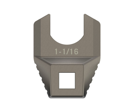 Real Avid AVMF1116BNW Master -Fit Barrell Nut Wrench 1 1/16" Titanium Titanium/Stainless Steel AR-Platform Free-Float Handle