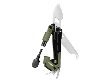 Real Avid AVGTCORSG Core Gun Tool Shotgun Olive Green/Black Stainless Steel Folding 1.50" Shotgun