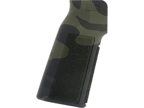 B5 Systems PGR1473 Type 22 P-Grip Black Multi-Cam Aggressive Textured Polymer, Increased Vertical Grip Angle with No Backstrap, Fits AR-Platform