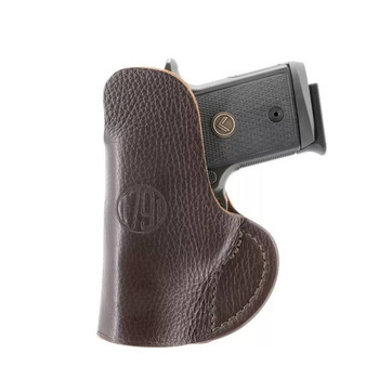 1791 Gunleather FCD2BRWL Fair Chase  IWB Size 02 Brown Leather Deer Hide Belt Clip Fits Ruger LCR Left Hand UPC: 816161025451