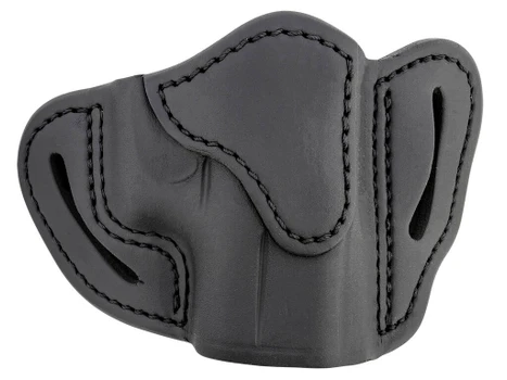 1791 Gunleather ORBHCSBLR BHC Optic Ready OWB Compact Stealth Black Leather Belt Slide Compatible w/Glock 43/Sig P365/Walther PPK Right Hand Includes Belt Clip