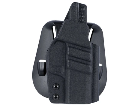 1791 Gunleather TACPDHOWBP365BLKR Tactical Kydex OWB Black Kydex Paddle Fits Sig P365 Right Hand
