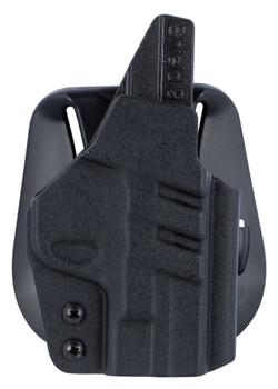 1791 Gunleather TACPDHOWBSHIELDBLKR Tactical Kydex  OWB Black Kydex Paddle Fits SW MP ShieldSW MP Shield Plus UPC: 816161028339