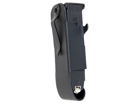1791 Gunleather TACSNAG106R Snagmag Single Black Leather Belt Clip Compatible w/Glock 19/23/32 Right Hand