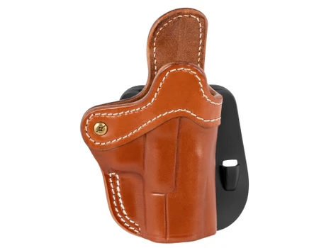 1791 Gunleather ORPDH21CBRR BH2.1 Optic Ready OWB Size 2.1 Classic Brown Leather Paddle Compatible w/Glock 17/S&W M&P Shield/Springfield XD Right Hand