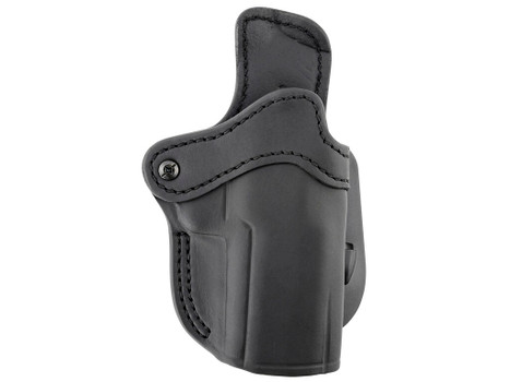 1791 Gunleather ORPDH24SBLR BH2.4 Optic Ready OWB 2.4 Stealth Black Leather Paddle Fits Walther PPQ/Sig P320/Springfield XD-M