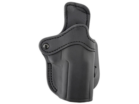 1791 Gunleather ORPDH24SBLR BH2.4 Optic Ready OWB 2.4 Stealth Black Leather Paddle Fits Walther PPQ/Sig P320/Springfield XD-M