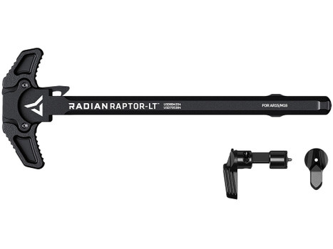 Radian Weapons R0290 Raptor LT Lightweight Charging Handle & 45/90 Talon Safety, Black, Ambi Controls, Fits Mil-Spec AR-15/M16 Platform