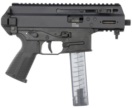 BT Firearms 36176502 ACP9K  9mm Luger 301 4.30 Black Tele Brace Adapter Polymer Grip Ambi Controls OEM Mag UPC: 840225708462