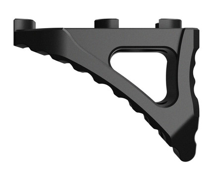 Rise Armament RA030BLK Micro Hand Stop  Skeletonized Black Aluminum for MLOK Handgaurd UPC: 850011713624