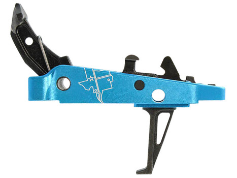 CMC Triggers 47503 Drop-In Trigger Group 2.0 Single-Stage Flat with 3.50 lbs Draw Weight Black w/ Blue Housing