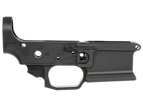 Sharps Bros SBLR08F Livewire Stripped Lower Multi-Caliber 7075-T6 Aluminum w/Black Anodized Finish Compatible w/Mil-Spec Internal Parts