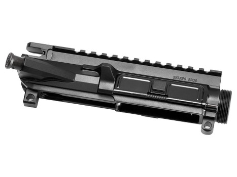 Sharps Bros SBUR04 Billet Upper Upper Receiver, 7075-T6 Aluminum w/Mil-Spec Anodized Finish, Stripped w/Forward Assist & Dust Cover For .223/5.56/.224 Valkyrie/300 BLK/6.5 Grendel Caliber AR-15