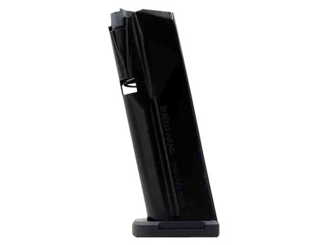 Shield Arms S15ME5INSG3BLK S15 Magazine Gen 3 15rd w/ +5rd Mag Extension (20rd Total) For Glock 43X/48 Black Nitride Steel