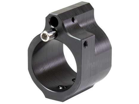 Odin Works GBADJ875 Gas Block Low Profile .875" Black Nitride Carbon Steel