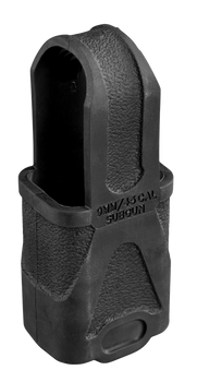 Magpul MAG003-BLK Original Magpul  Made of Rubber w/ Black Finish for 9mm Subgun Mags/ 3 Per Pack                                                                                                       