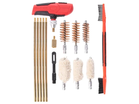 Birchwood Casey SHGCLNKI Shotgun Cleaning Kit 17 Pieces Black/Red