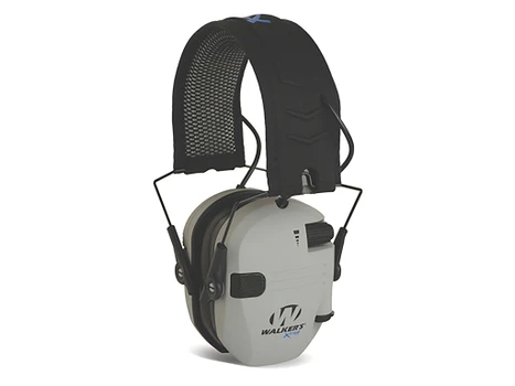 Walker's WPXDRSEMBTGY Razor X-TRM Digital Electronic Muff 21 dB Over the Head Gray/Black Polymer