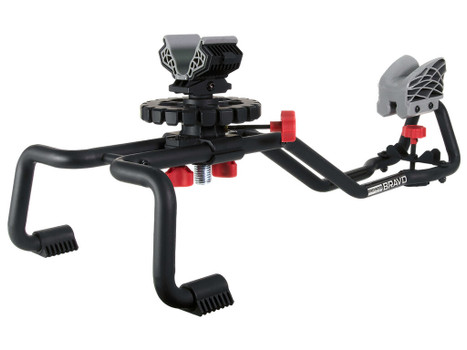 Birchwood Casey BSR Bravo Shooting Rest Rifle Black/Red Steel 15 lbs