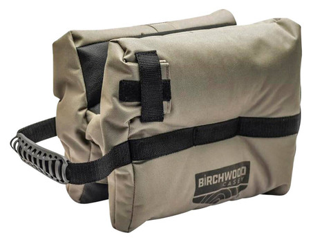 Birchwood Casey TSRB HBag Shooting Rest Unfilled Tan Polyester SelfTightening Grip NonMarring Surface Integrated Carry Strap 12 L x 7 H x 1 W UPC: 888151031209