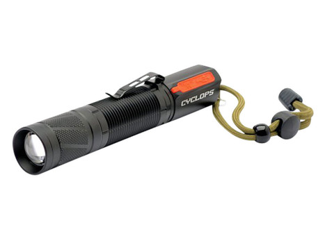 Cyclops CYCTF1200RC FX1200 Pocket Flashlight Black 210/1200 Lumens White LED