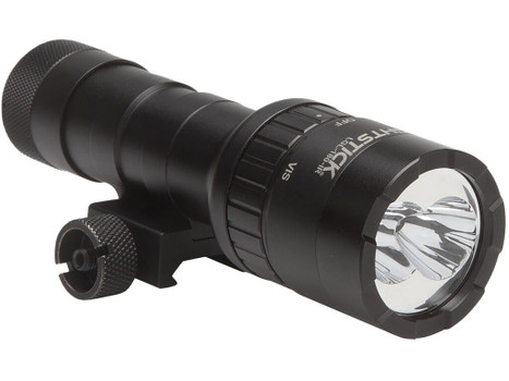 Nightstick LGL180IR Dual-Beam Long Gun Light Kit with IR Illuminator Black Anodized Hardcoat 1100 Lumens White LED 940 nM Infrared