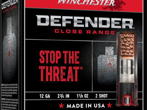 Winchester Ammo S122PD25 Defender 12Gauge 2.75" 1 1/8oz 2Shot 25 Bx/10 Case