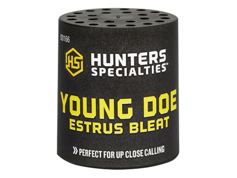 Hunters Specialties 00166 Young Doe Estrus Can Call Doe Sounds Attracts Deer Black