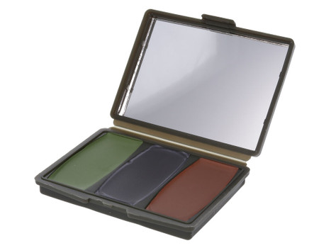 Hunters Specialties 00260 Camo-Compac 3 Woodland Makeup Kit Black/Brown/Green