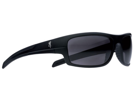 Browning 12799 Polarized Shooting Glasses Adult Clear Lens Polycarbonate Black Frame