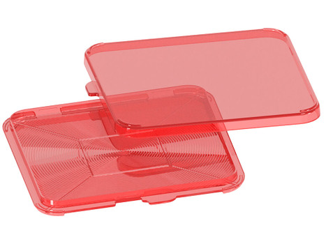 MTM Case-Gard PFS Primer Flipper Square Red Plastic