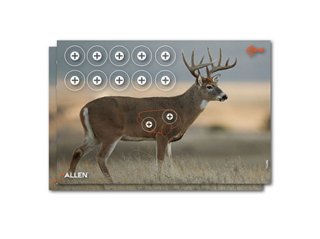 EZ-Aim 15286 Whitetail Deer Paper Hanging 23" x 35" Multi-Color Includes Pasters 2 Per Pkg