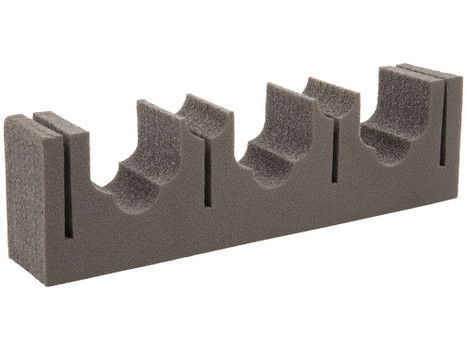 Allen 5658 Firearm & Fishing Rod Magnetic Holder Black Metal/Foam Holds 3 Rifle/Shotgun