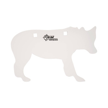 EZ-Aim 15574 Shooting Silhouette  Coyote 0.38" Thickness White UPC: 026509062493