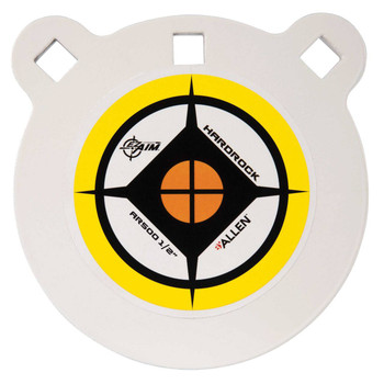 EZ-Aim 15597 Hardrock  6" AR500 Steel Gong Shooting Target .50" Thickness White / Yellow / Black UPC: 026509064381