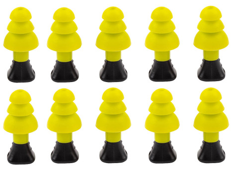 Allen 4122 Silicone Ear Plugs 26 dB Yellow 5 Pair