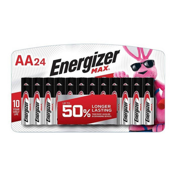 AA ALKALINE BATTERIES 24/PACK UPC: 039800018199