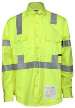 FR Hi-Vis Class 3 Long Sleeve Work Shirt UPC: 045143763849