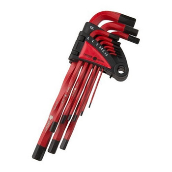 9PC METRIC TWISTED HEX KEY ALLEN SET UPC: 045256450537