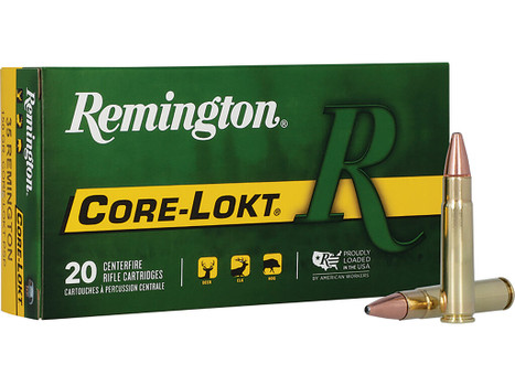 Remington Ammunition 21491 Core-Lokt 35Rem 150gr Soft Point Core-Lokt 20 Per Box/10 Case