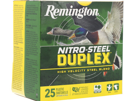 Remington Ammunition R26645 12Gauge 3" 1 1/4oz 4/BBShot 25 Per Box/10 Case