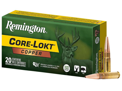 Remington Ammunition R27857 Core-Lokt Copper 300Blackout 120gr Copper Hollow Point 20 Per Box/10 Case