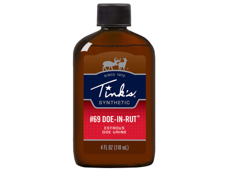 Tinks W5259 #69 Doe-In-Rut Deer Attractant Doe In Estrus Scent 4 oz Squeeze Bottle