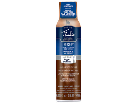 Tinks W5272BL #1 Doe-P Synthetic Deer Attractant Doe Urine Scent 5 oz Aerosol