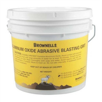 ALUMINUM OXIDE ABRASIVE BLASTING COARSE 120 GRIT 15LBS UPC: 050806110519