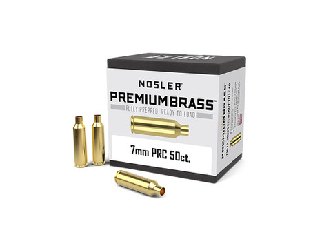 Nosler 17890 Premium Brass Unprimed Cases 7mmPRC Rifle Brass 50/Box
