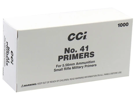CCI 1 Mil-Spec No. 41 5.56x45mm NATO Rifle 1000/Box