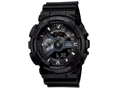 G-shock/vlc Distribution GA1101BCR G-Shock Tactical Black Stainless Steel Bezel 145-215mm